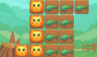 Cat's Fish Feast